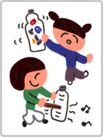「手作り楽器でわくわくクリスマス」